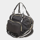 Women's Black Fabric Hand Bag, , small image number null
