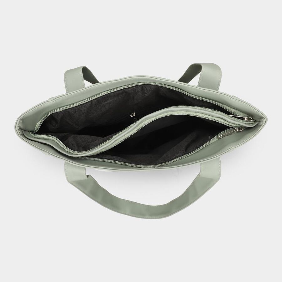 Women Green Pu Bag, , large