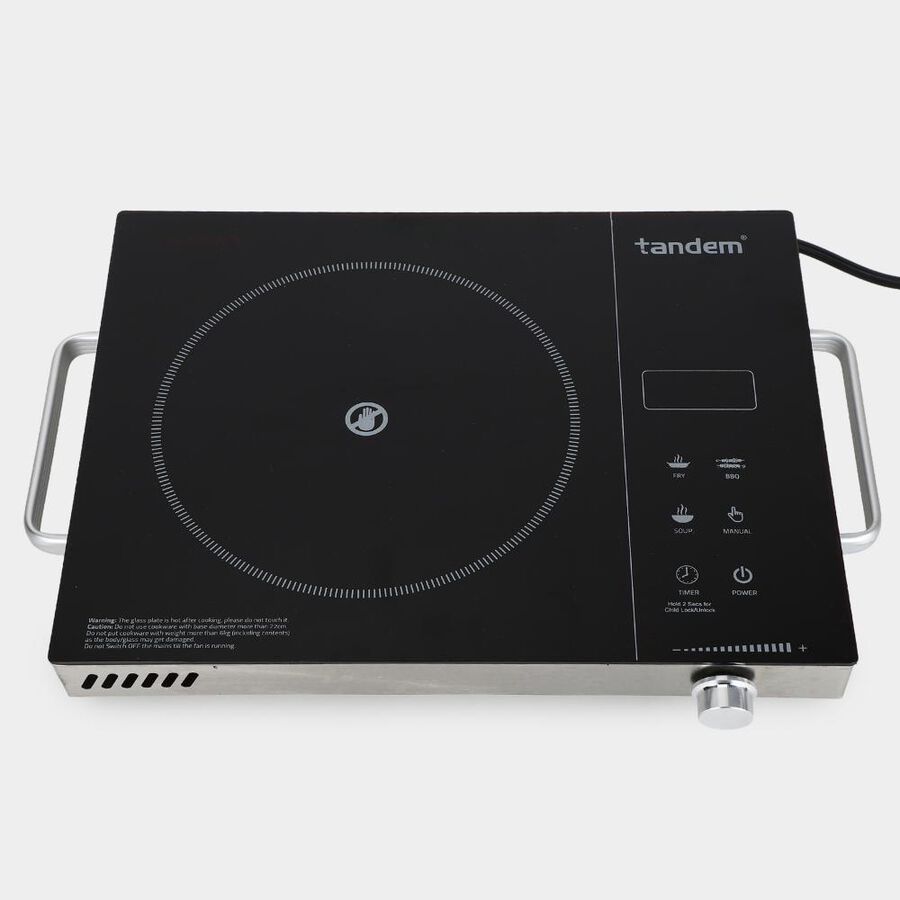 Infrared Cooktop 2200W | Works with all your existing utensils |Easy Grilling, toasting & roasting (BBQ) | Helps cook variety of foods |Lets you prepare puffed up chapatis, , large
