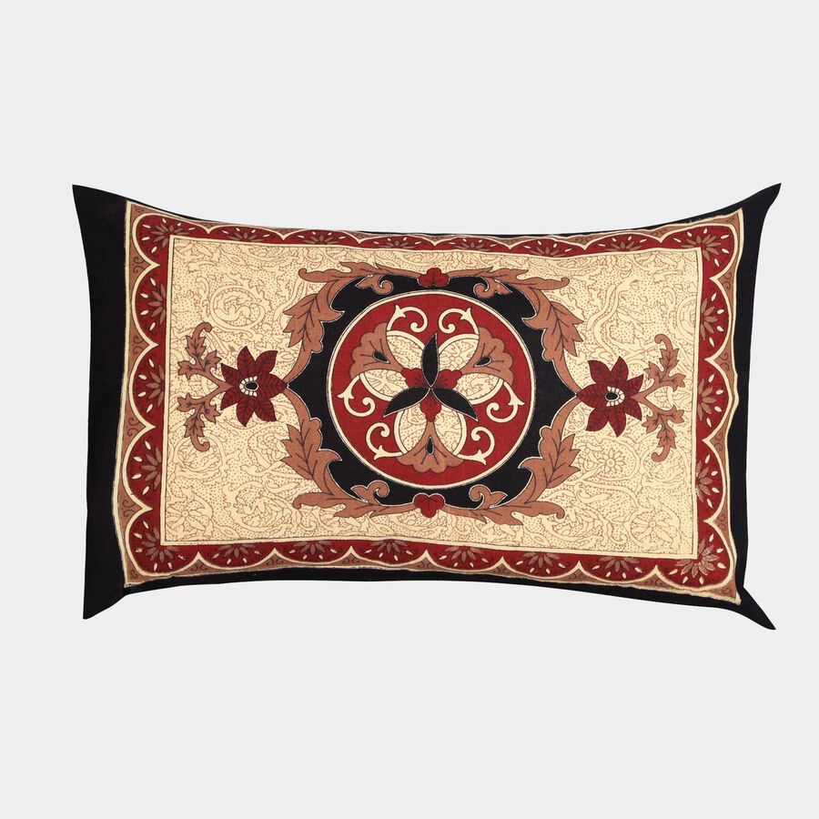Multicolour Cotton Pillow Cover, , large image number null