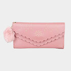 Women's Polyurethane Envelope/Zipper Hand Pouch, , small image number null