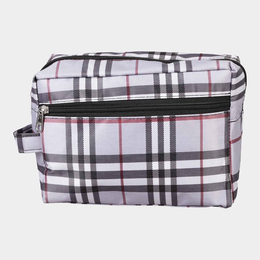 Grey Nylon And Polyester Pouch, , large image number null