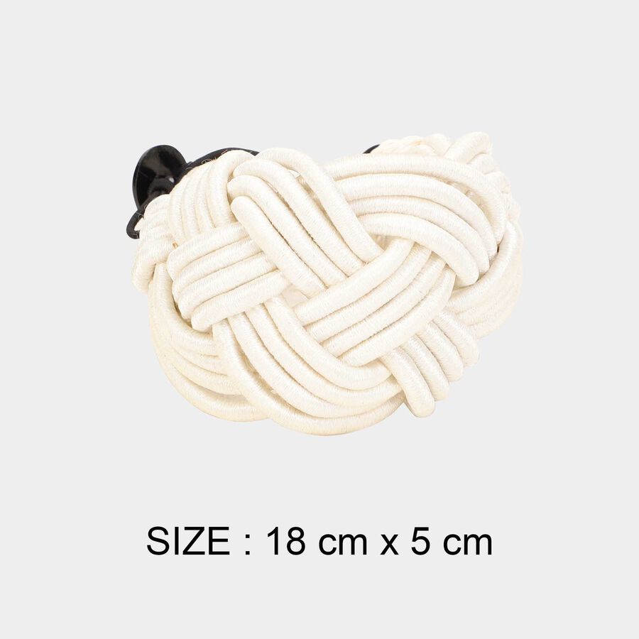 Cream Microfiber Tieback Rope, , large image number null