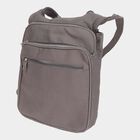 Men's Grey Canvas Sling Bag, , small image number null