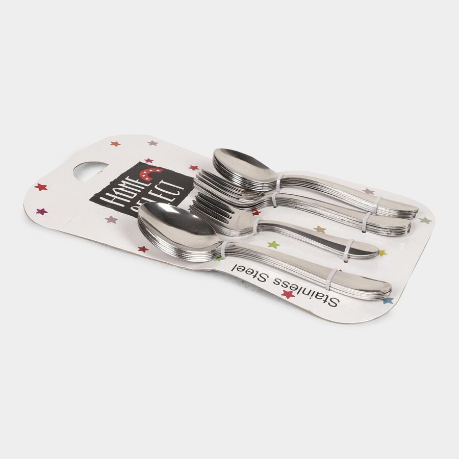 24 Pcs. Steel Cutlery Set, , large image number null
