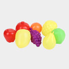 8 Pcs. Plastic Toy Fruit Set - Colour/Design May Vary, , small image number null