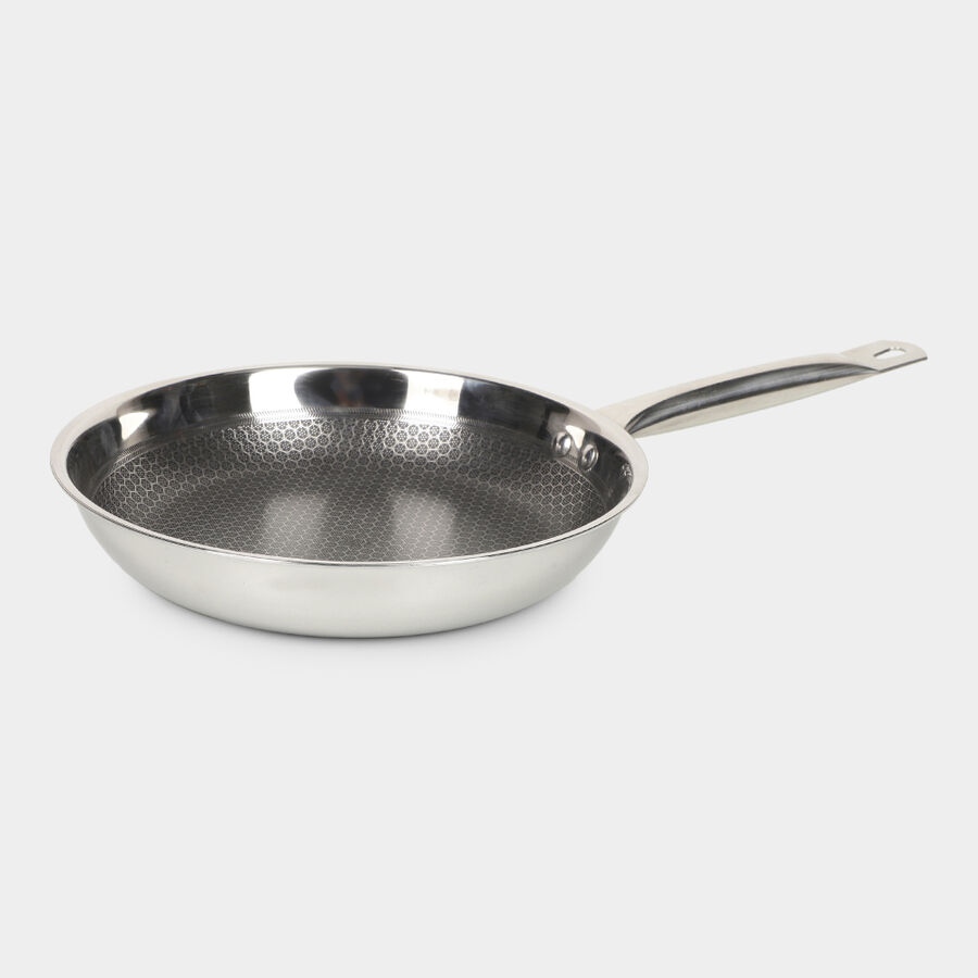 1.6L Stainless Steel Fry Pan, , large image number null