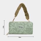 Women's Green PolyurethaneLong Wallet, , small