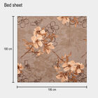 120 GSM Brown Microfiber Double Bedsheet, , small image number null