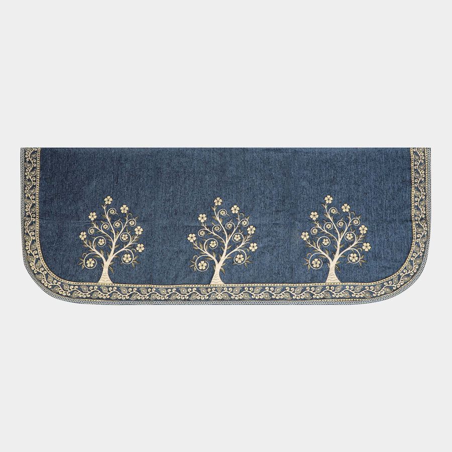 Blue Cotton Blend Sofa Cover, , large image number null