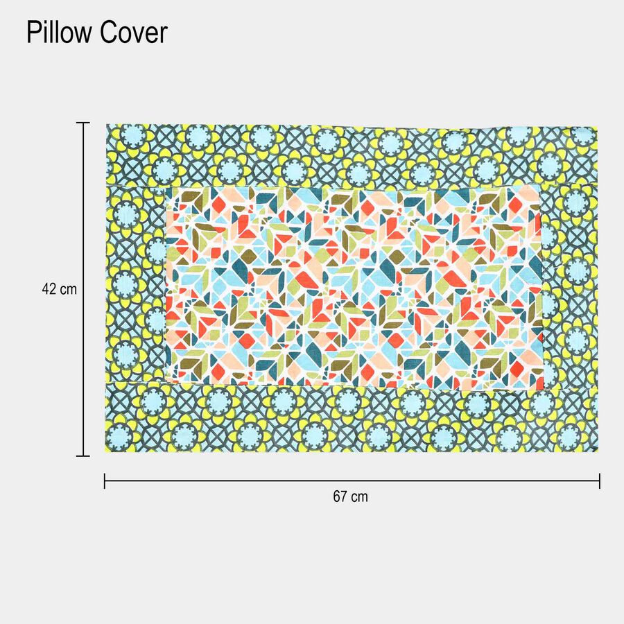 Green Polyester Pillow Cover, , large