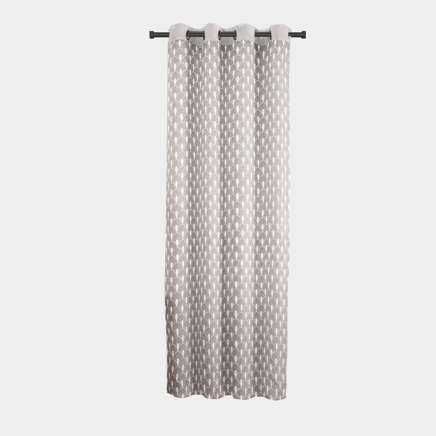 7ft. Grey Polyester Curtain, , large
