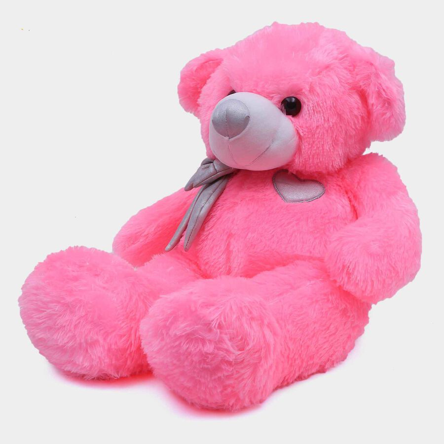Large Pink Teddy With Muffler, , large image number null