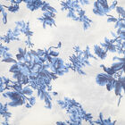 Women's Dark Blue Fabric Scarf, , small image number null