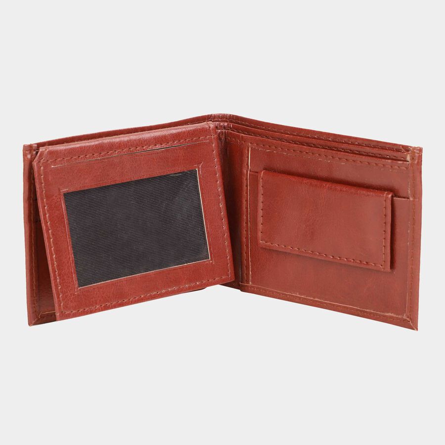 Men's Tan Polyurethane Wallet, , large image number null