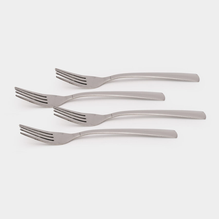 Set of 4 Steel Tea Forks, , large image number null