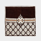 Brown Polyester Cushion Cover, , small image number null