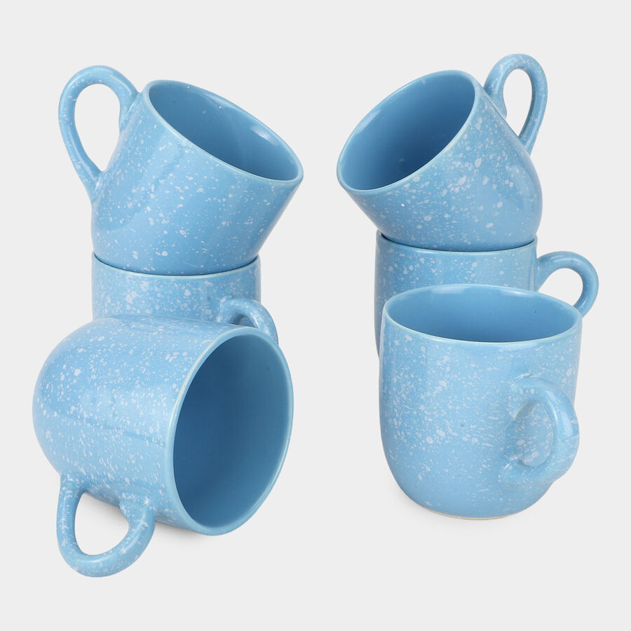 140ml Bone China Mug Set Of 6, , large