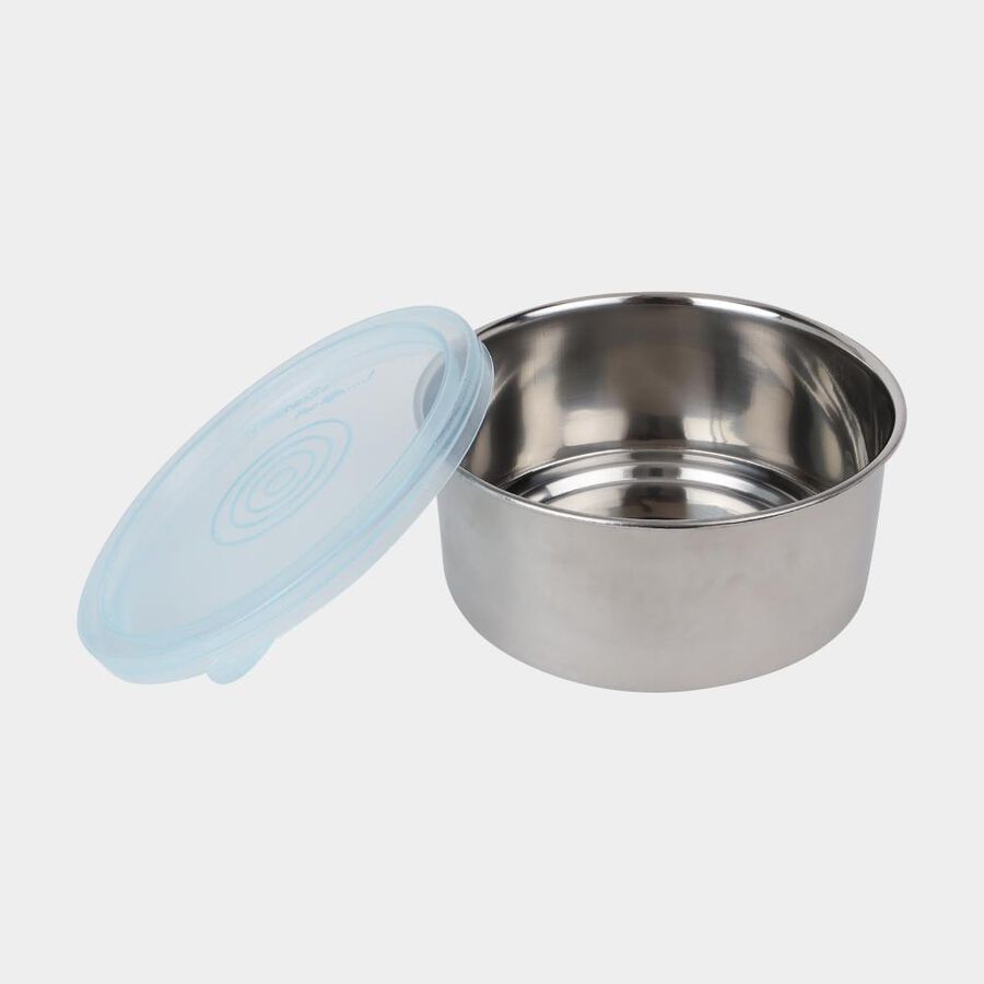 Steel Lunch Box, 2 Containers And Bag, , large image number null