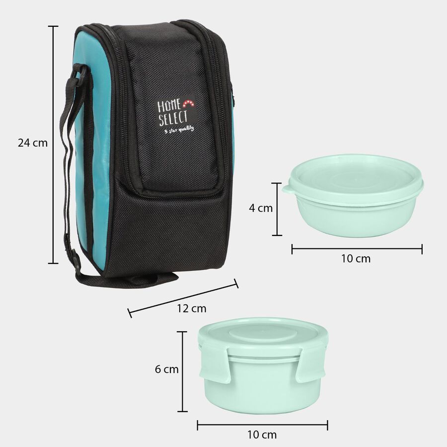 Plastic Lunch Box-4 Container With Bag, , large image number null
