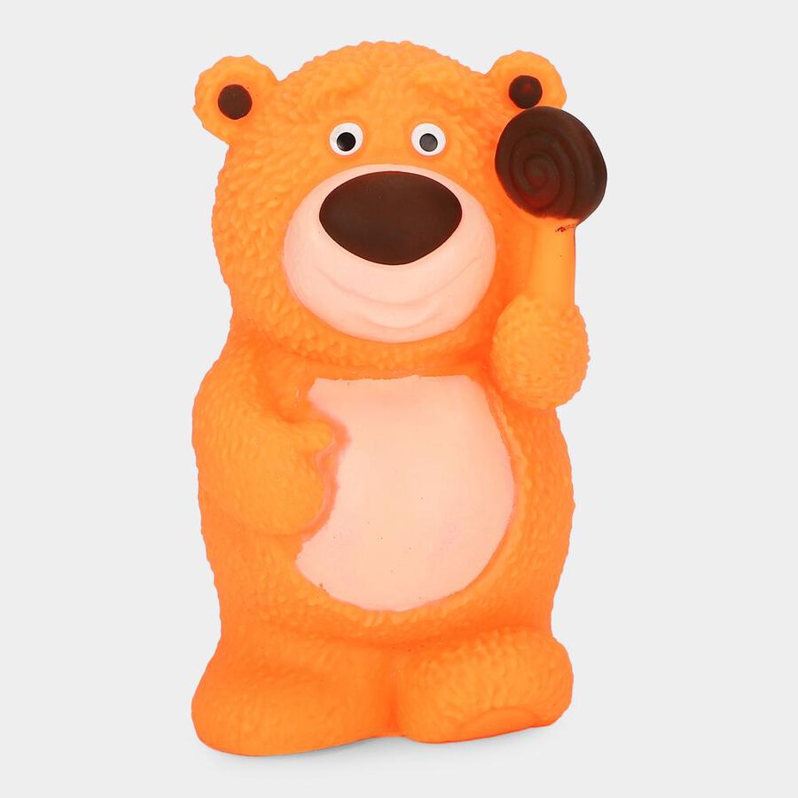 Kid's Soft Squeeze Rubber Bear Toy, , large