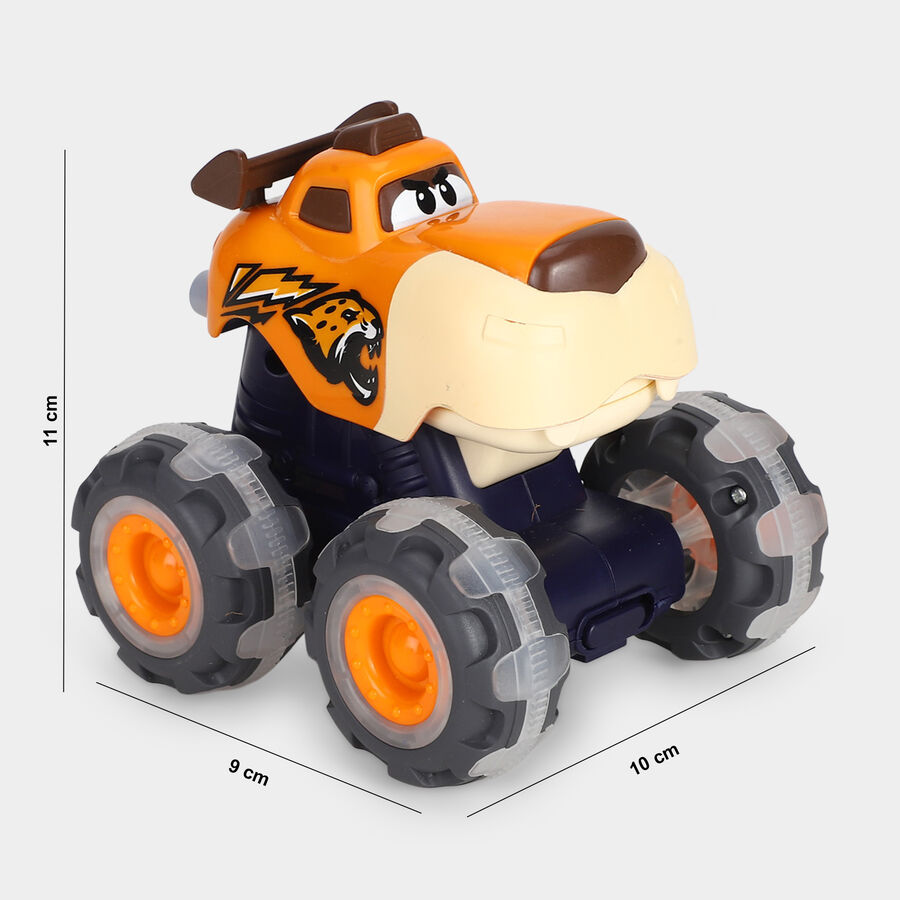 kid's Friction Powered Bull Monster Truck Toy, , large