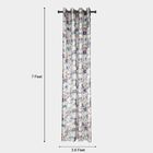 7ft. Dark Blue Microfiber Door Curtain, , small image number null