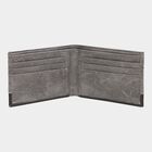 Men's Black Polyurethane Wallet, , small image number null