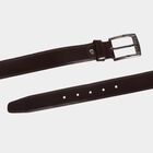 Men's Brown Polyurethane Formal Belt, , small image number null