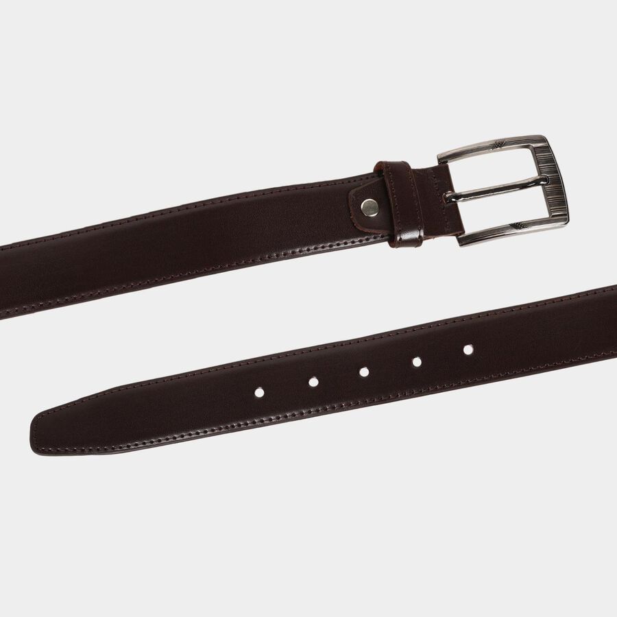 Men's Brown Polyurethane Formal Belt, , large image number null