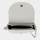 Women's Dark Grey Polyurethane Handbag, , small image number null