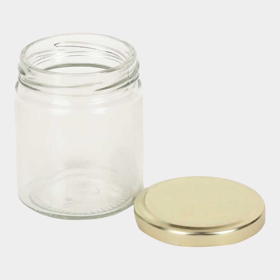 1 pc. Glass Round Jar - 200 ml, , large image number null