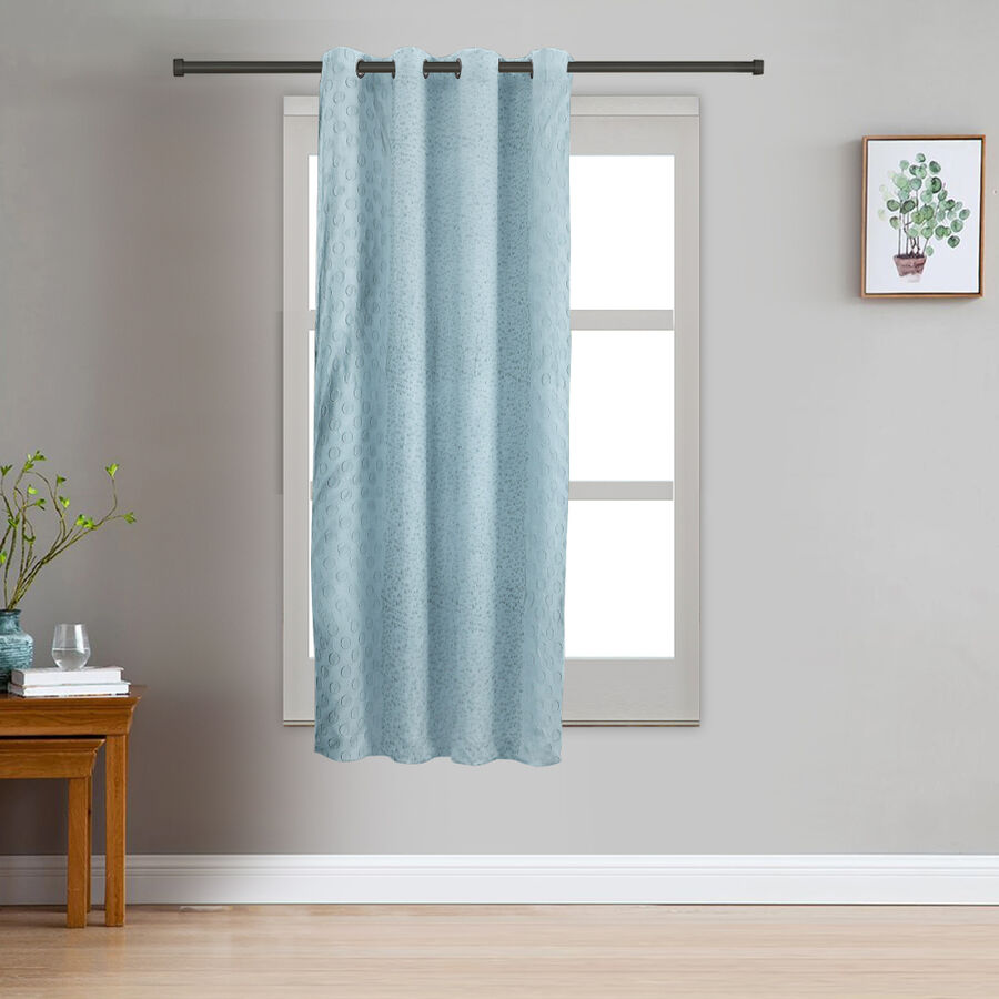 5ft.Light Blue Polyester Curtain, , large image number null