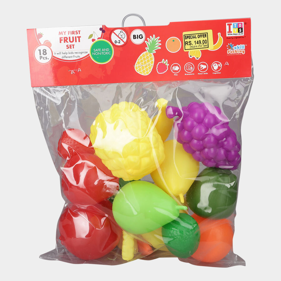 Plastic Fruit Set of 18, , large image number null