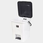 15 L White Plastic Dustbin, , small image number null
