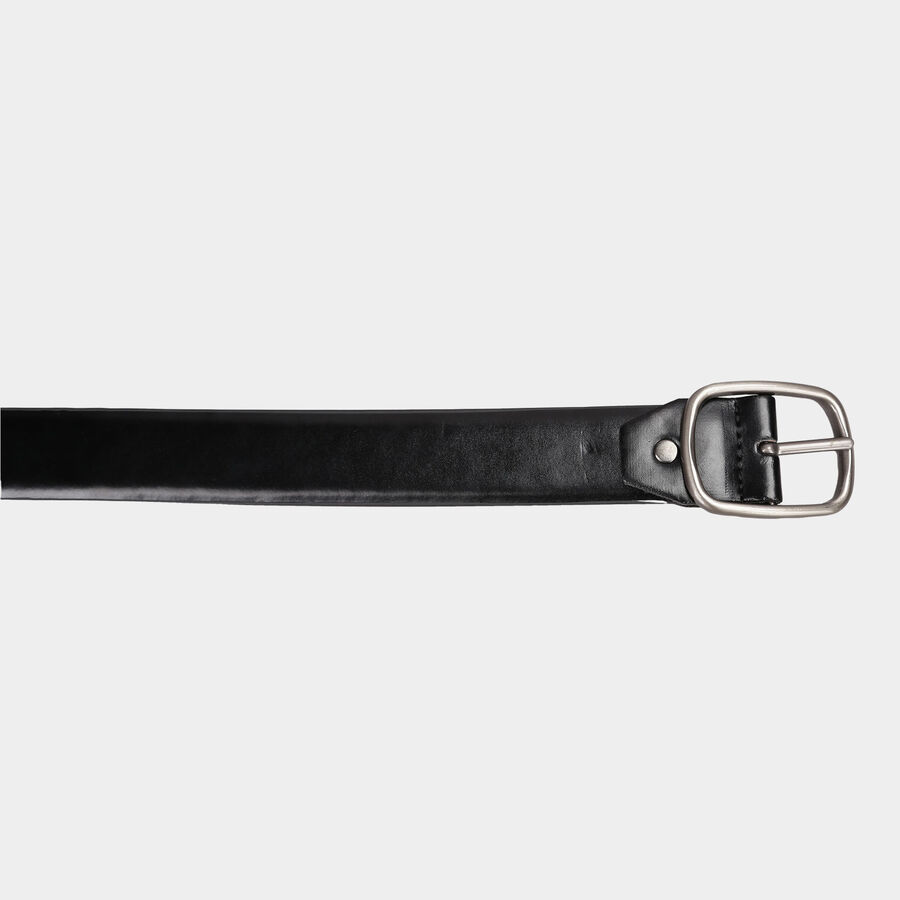 Men's Black Polyurethane Formal Belt, , large image number null
