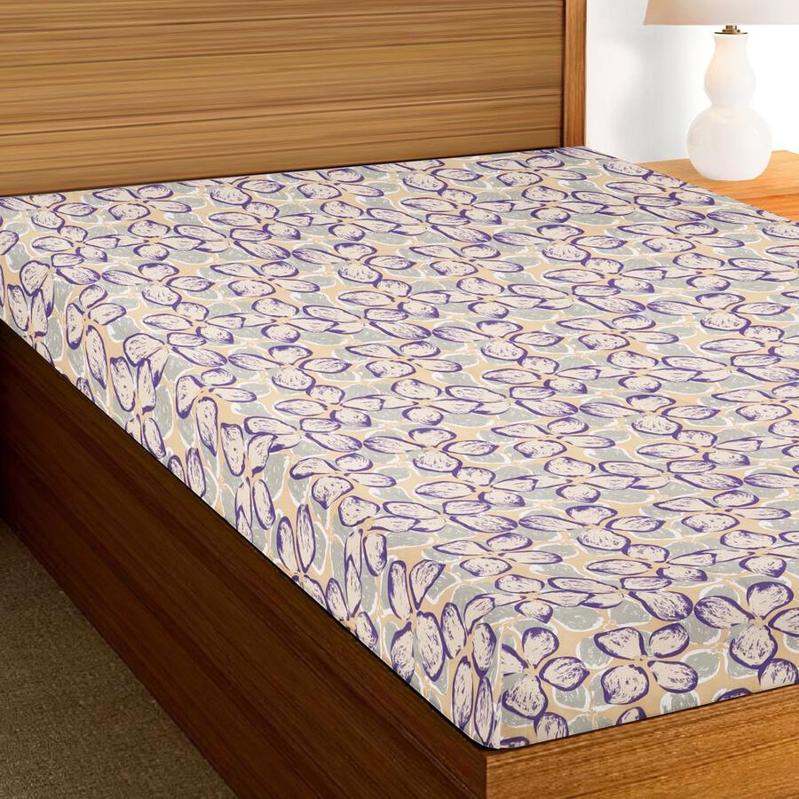 Green Microfiber Single Bedsheet, , large image number null