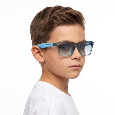 Kid's Blue Frame Sunglasses