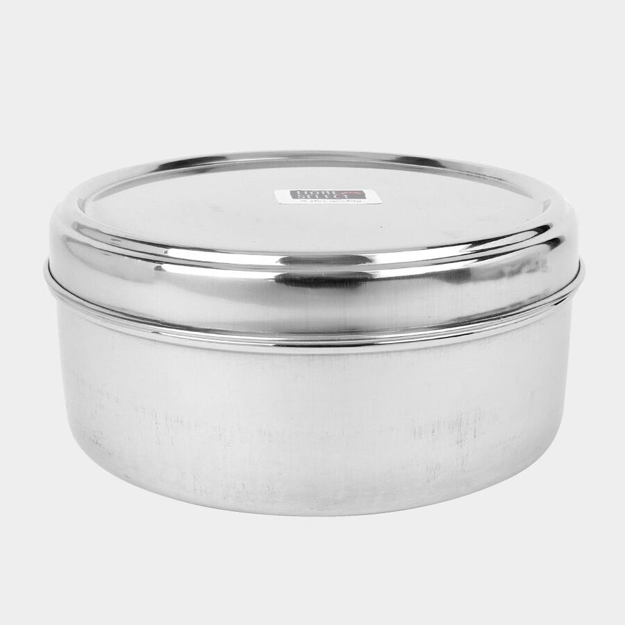 1.2 L Stainless Steel Poori Dabba, , large image number null