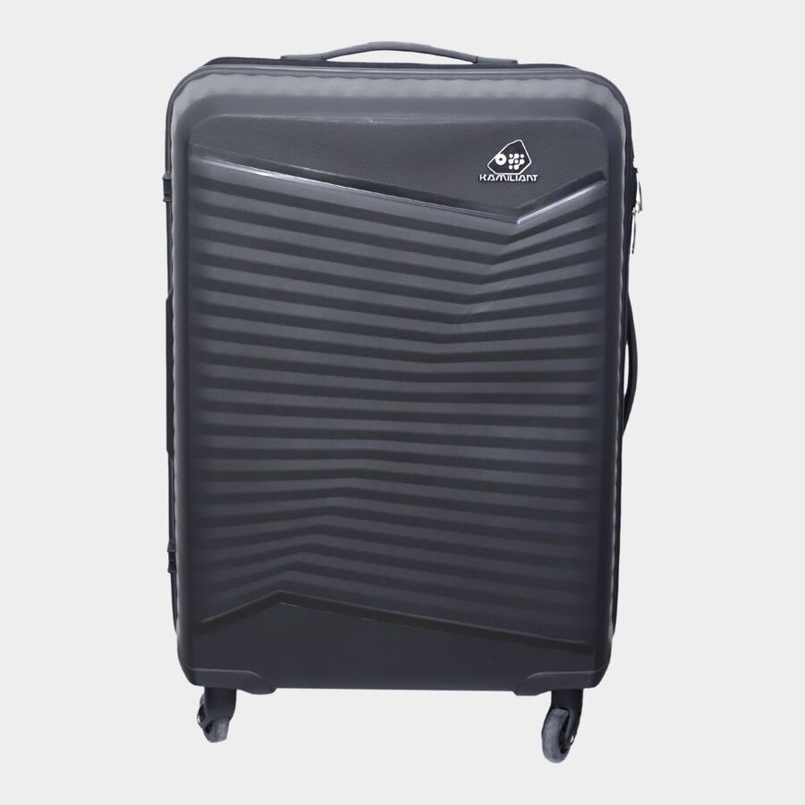 4-Wheel Black PVC Matee Hard Case Trolley, Small + Medium + Large, , large image number null