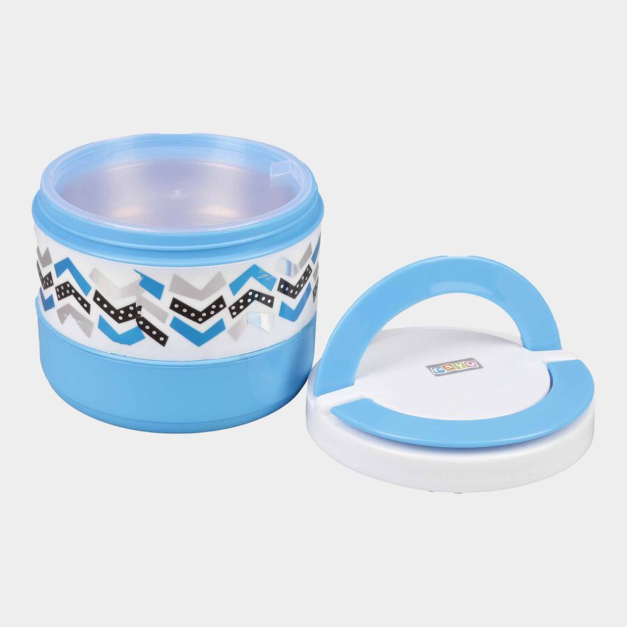 Plastic Lunch Box - 2 Containers, , large image number null