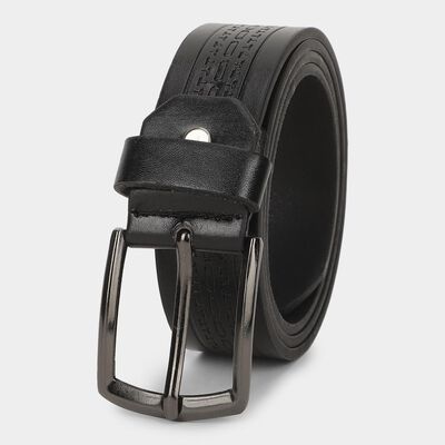 Men's Black Pu Formal Belt