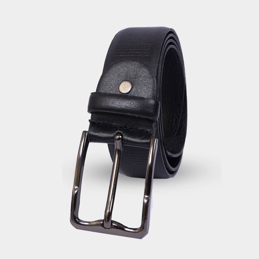 Men Casual Black Belt (36 in.), , large image number null