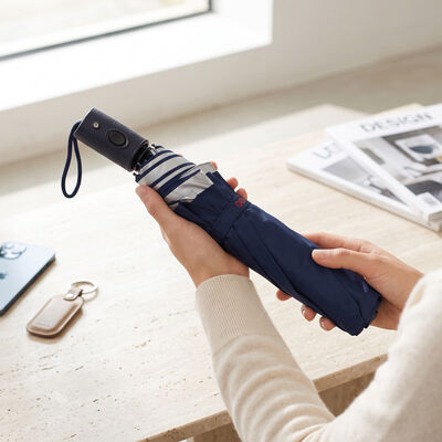 Navy Blue Polyester Umbrella