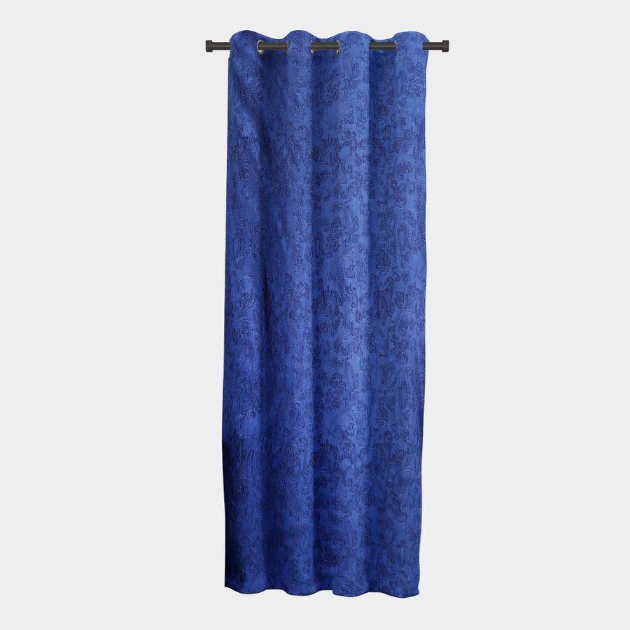 5ft. Dark Blue Window Curtain, , large image number null