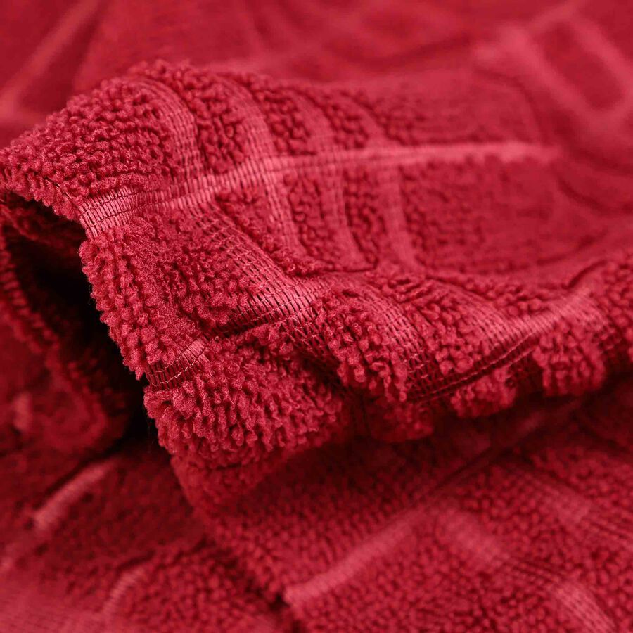 210 GSM Maroon Microfiber Bath Towel, , large image number null