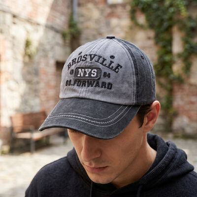Grey Cotton Caps