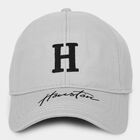 Men's Grey Fabric Cap, , small