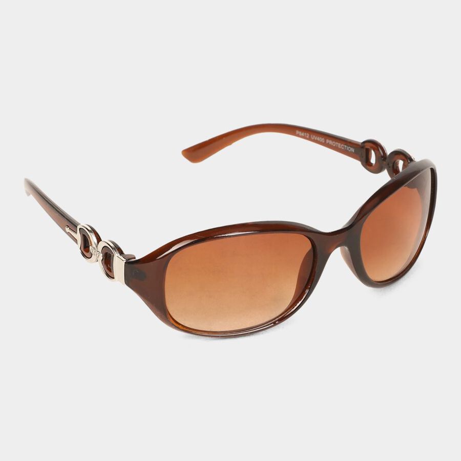 Women's Plastic Gradient Oval Sunglasses, , large image number null
