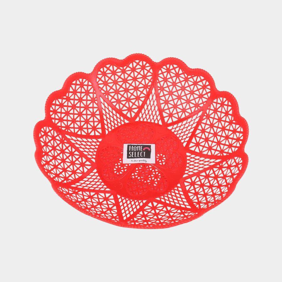 Red Plastic Basket, , large image number null